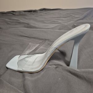 Elegant Clear Strap Heels